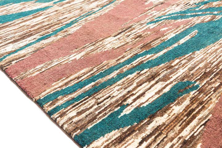5' 9 x 7' 10 Hand Knotted Modern Ziegler Rug