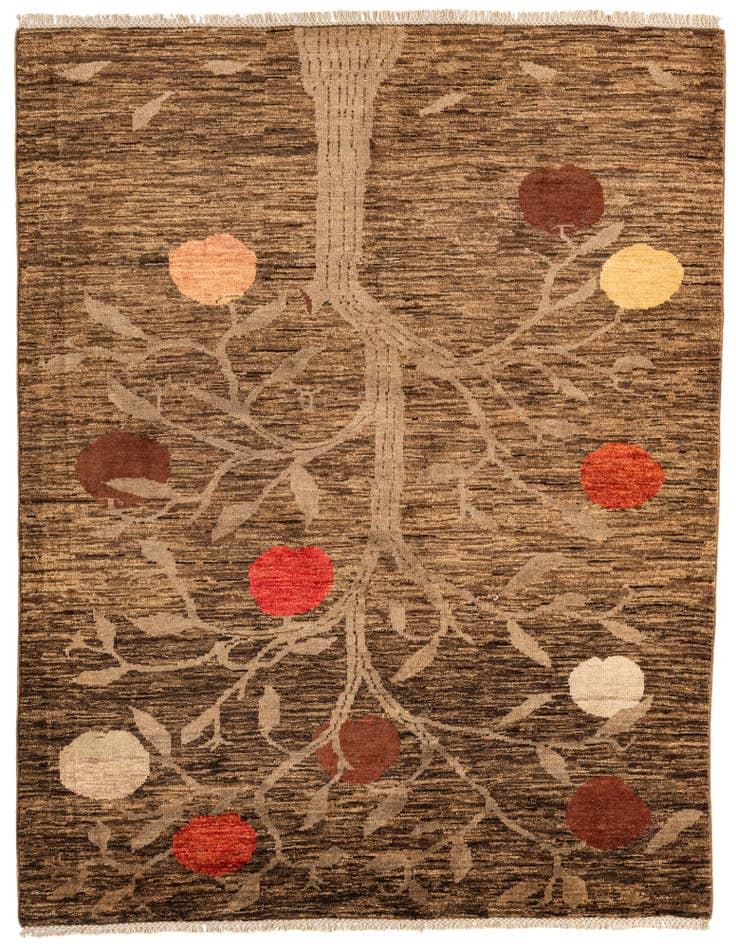 Detail image of 5' 3 x 6' 9 Hand Knotted Modern Ziegler Wool Rug