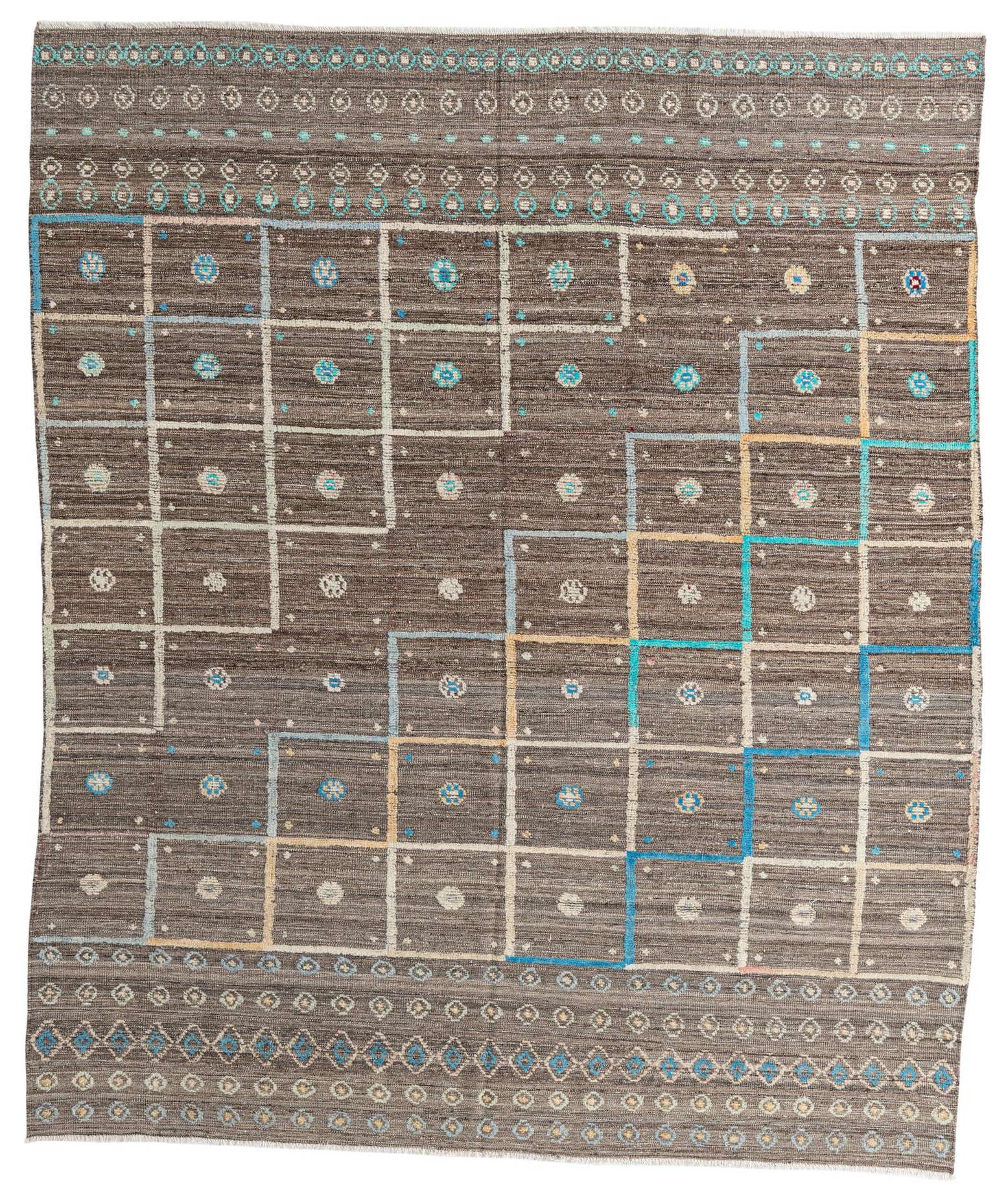 8' 3 x 9' 10 Hand Knotted Modern Ziegler Wool Rug