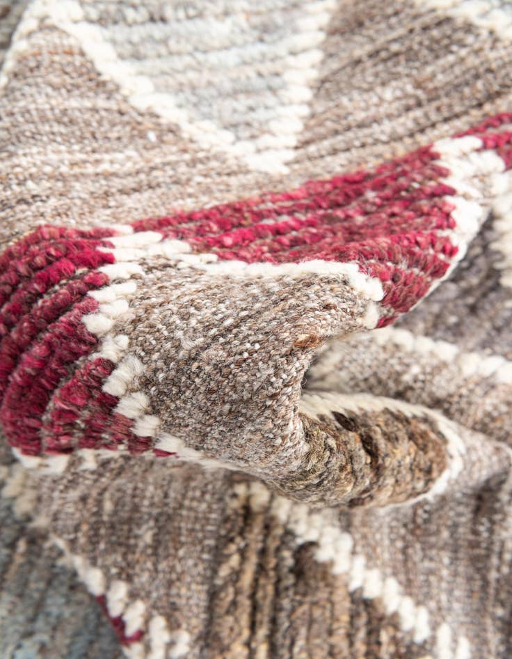 Detail image of 6' 8 x 9' 8  Hand Knotted Modern Ziegler Wool Rug