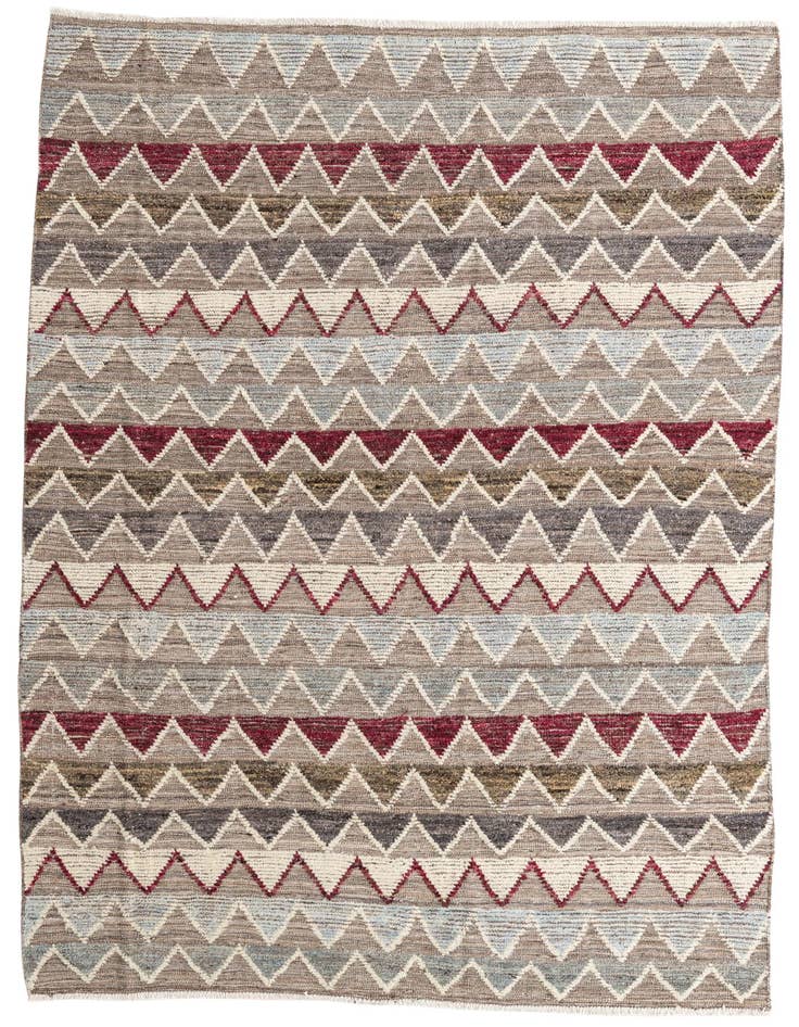 Detail image of 6' 8 x 9' 8 Hand Knotted Modern Ziegler Wool Rug