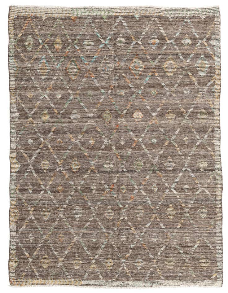 Detail image of 5' 8 x 8' 5 Hand Knotted Modern Ziegler Wool Rug