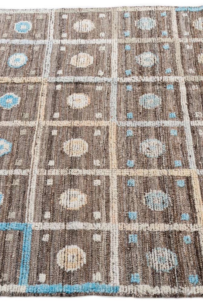 4' 1 x 6' 1 Hand Knotted Modern Ziegler Wool Rug