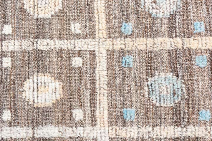 4' 1 x 6' 1 Hand Knotted Modern Ziegler Wool Rug