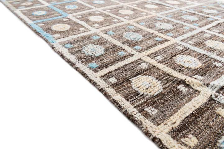 4' 1 x 6' 1 Hand Knotted Modern Ziegler Wool Rug