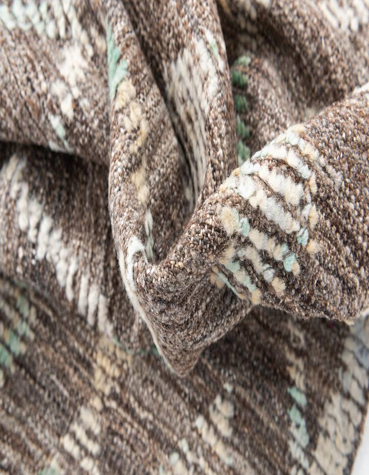 Detail image of 5' 8 x 8' 2  Hand Knotted Modern Ziegler Wool Rug