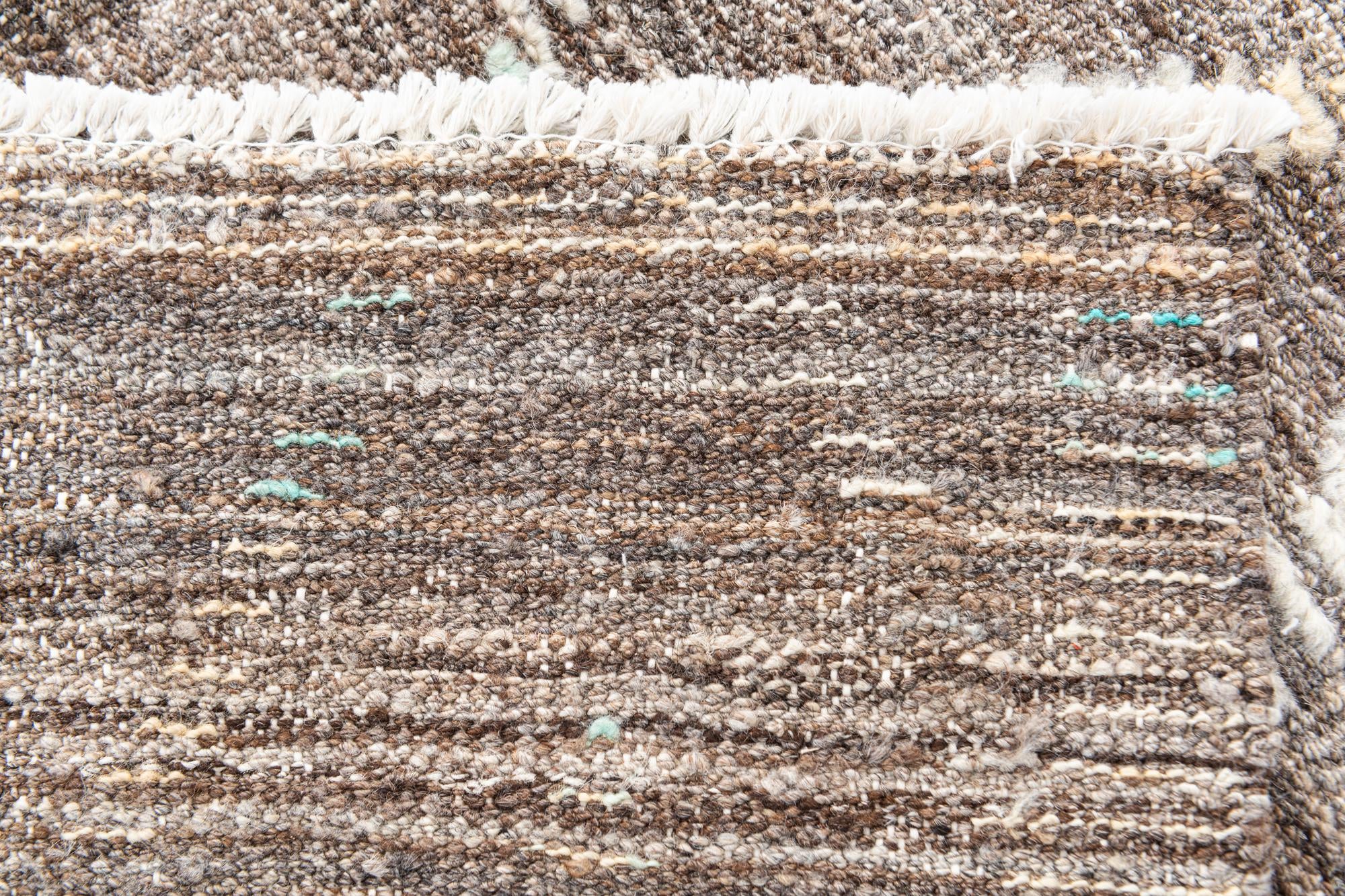 5' 8 x 8' 2 Hand Knotted Modern Ziegler Wool Rug