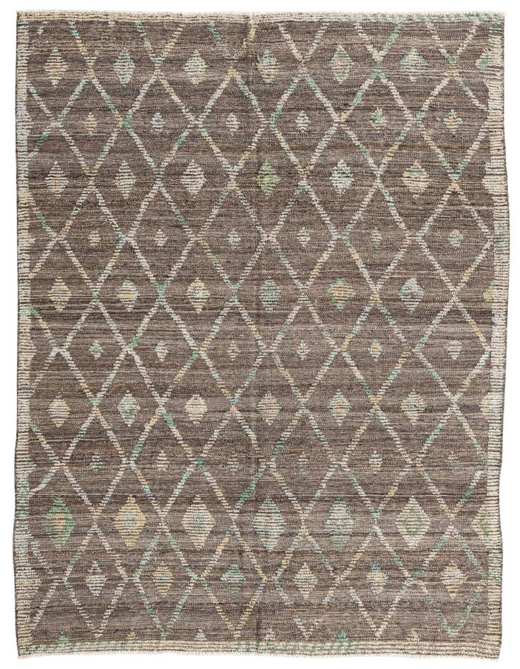 Detail image of 5' 8 x 8' 2 Hand Knotted Modern Ziegler Wool Rug
