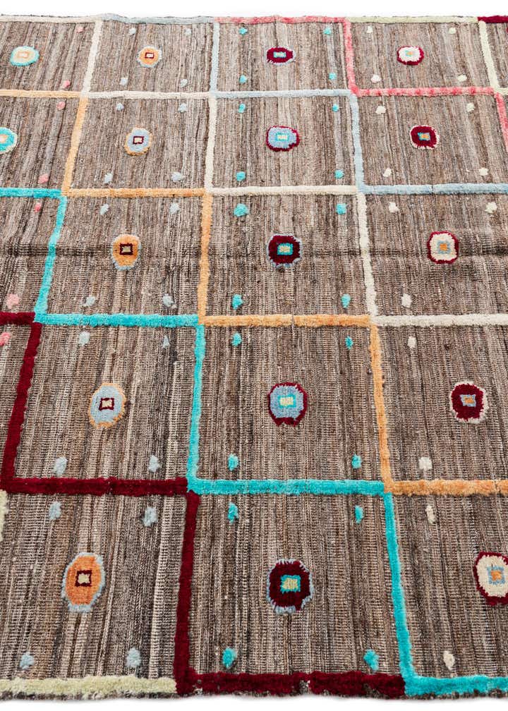 5' 6 x 8' Hand Knotted Modern Ziegler Wool Rug