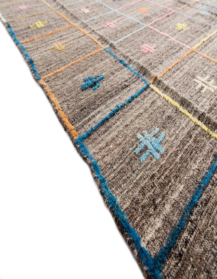 Detail image of 7' x 9' 5 Hand Knotted Modern Ziegler Wool Rug