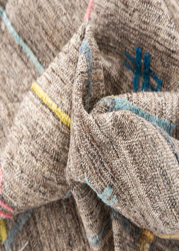 7' x 9' 5 Hand Knotted Modern Ziegler Wool Rug