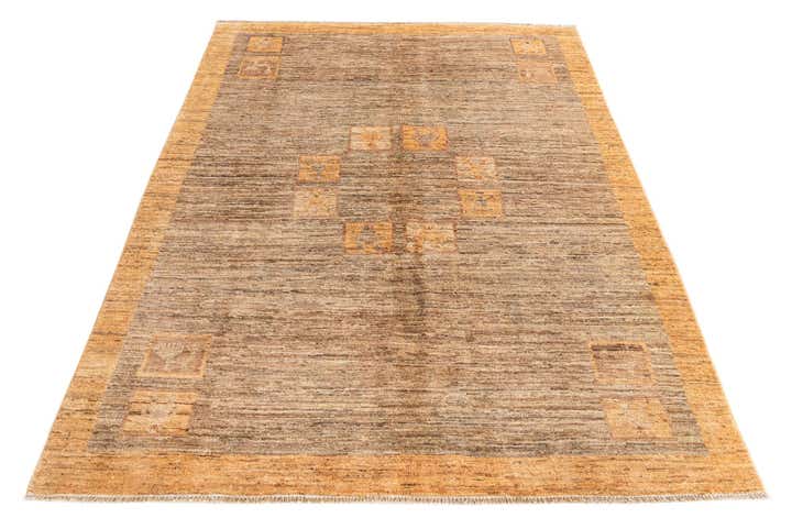 5' x 6' 7 Hand Knotted Modern Ziegler Rug