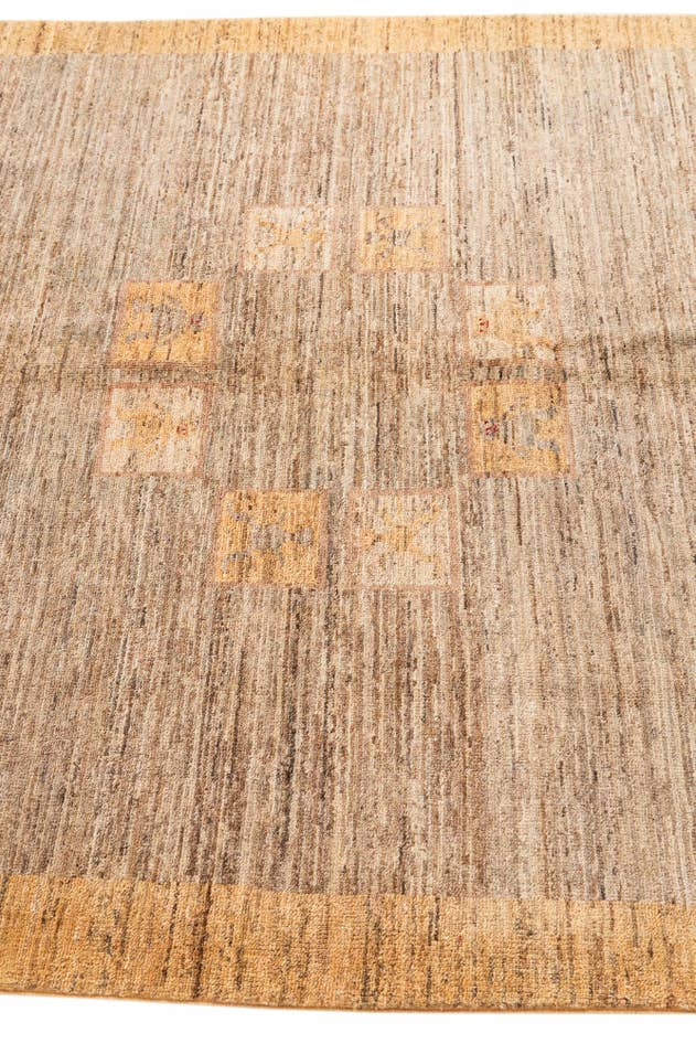 Detail image of 5' x 6' 7 Hand Knotted Modern Ziegler Rug