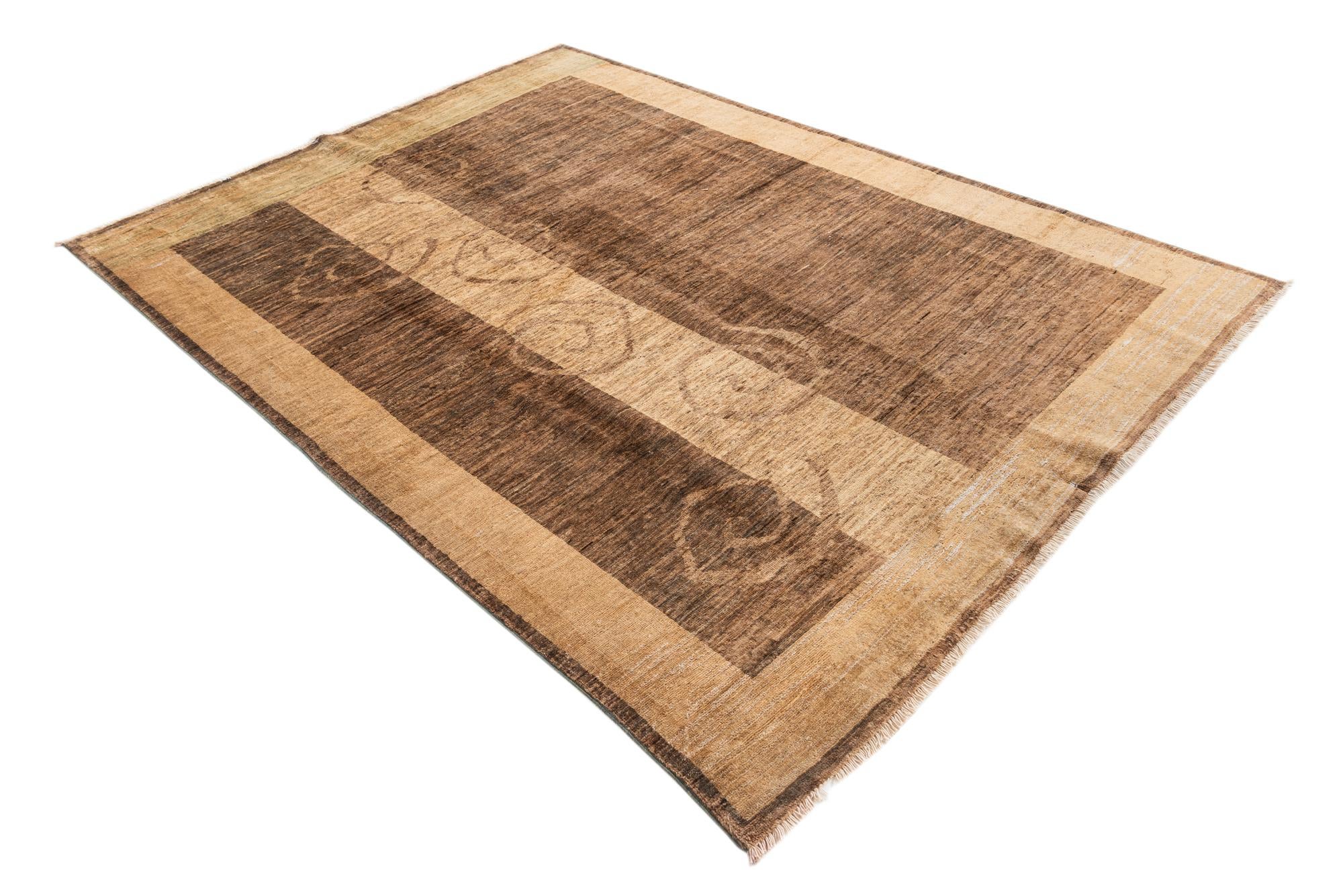 5' 4 x 7' 2 Hand Knotted Modern Ziegler Rug