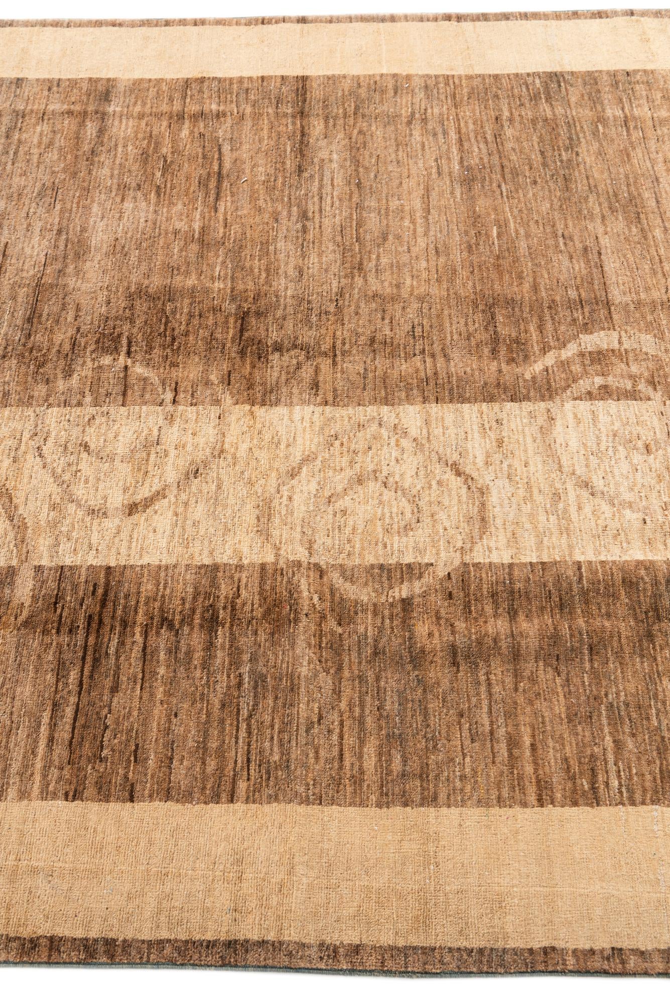 5' 4 x 7' 2 Hand Knotted Modern Ziegler Rug