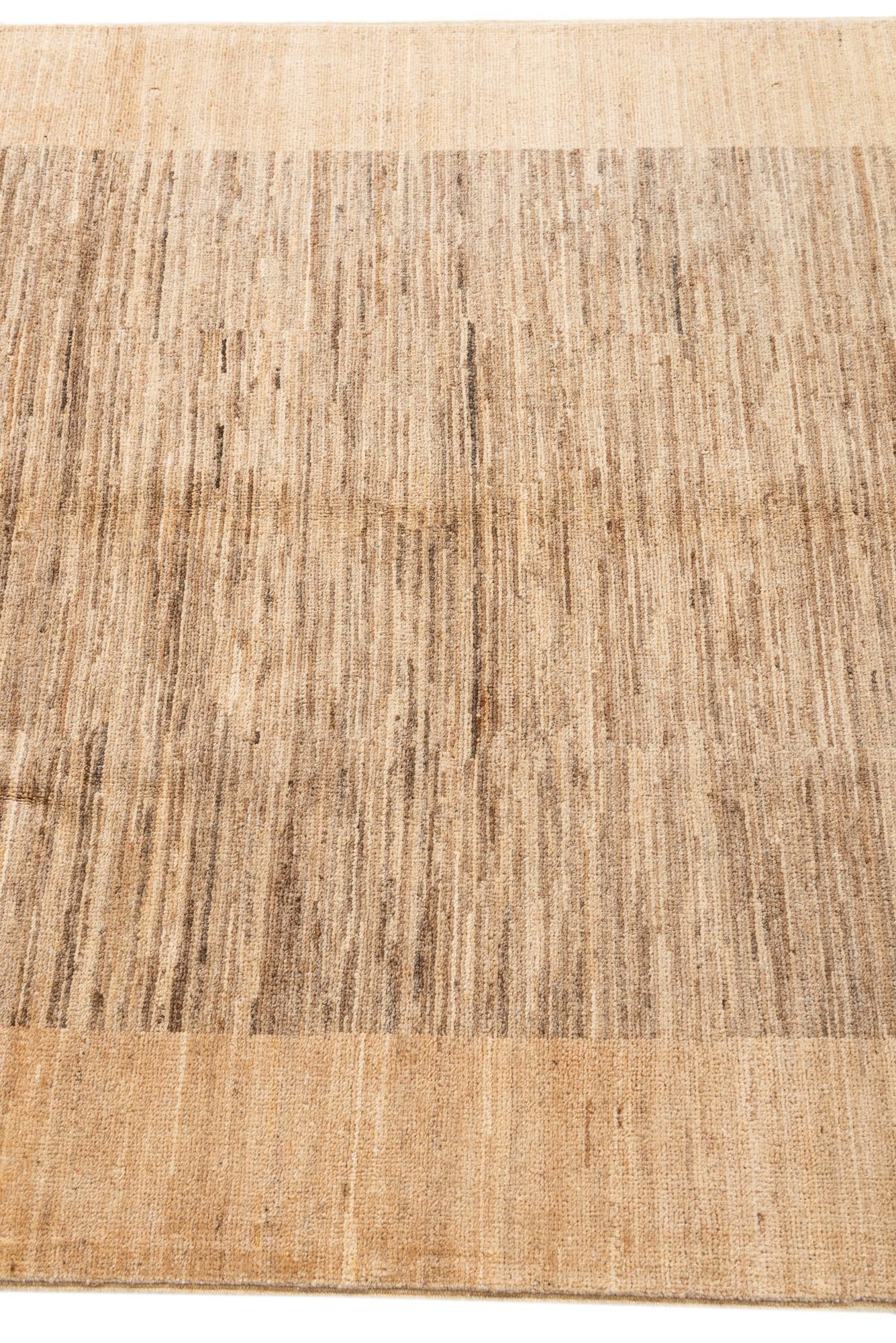 3' 9 x 6' 1 Hand Knotted Modern Ziegler Rug