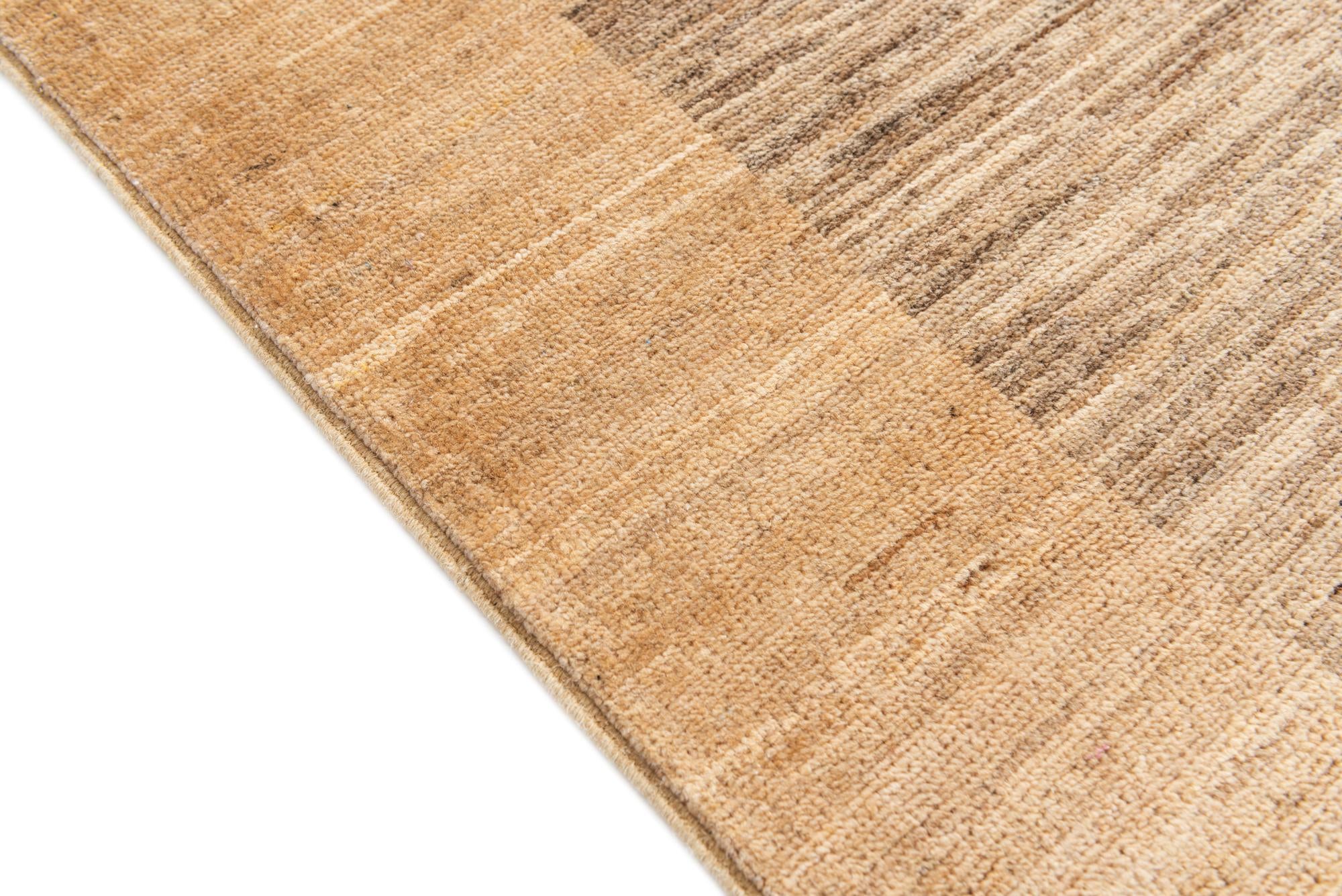 3' 9 x 6' 1 Hand Knotted Modern Ziegler Rug