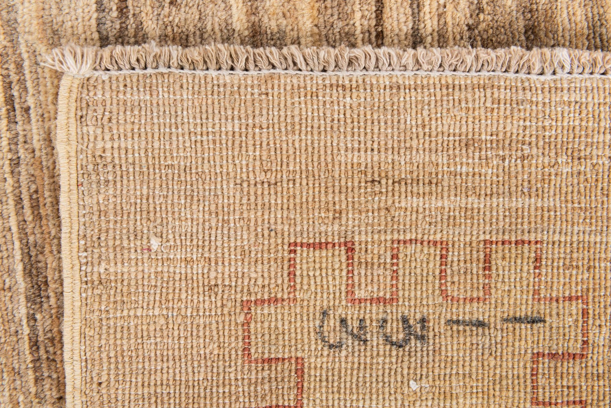 3' 9 x 6' 1 Hand Knotted Modern Ziegler Rug