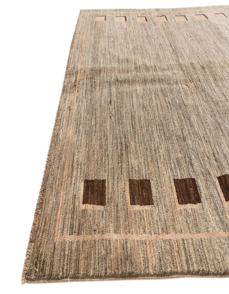 Detail image of 4' 9 x 6' 6  Hand Knotted Modern Ziegler Rug