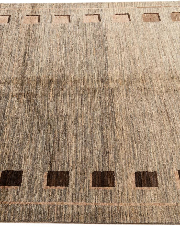 Detail image of 4' 9 x 6' 6  Hand Knotted Modern Ziegler Rug