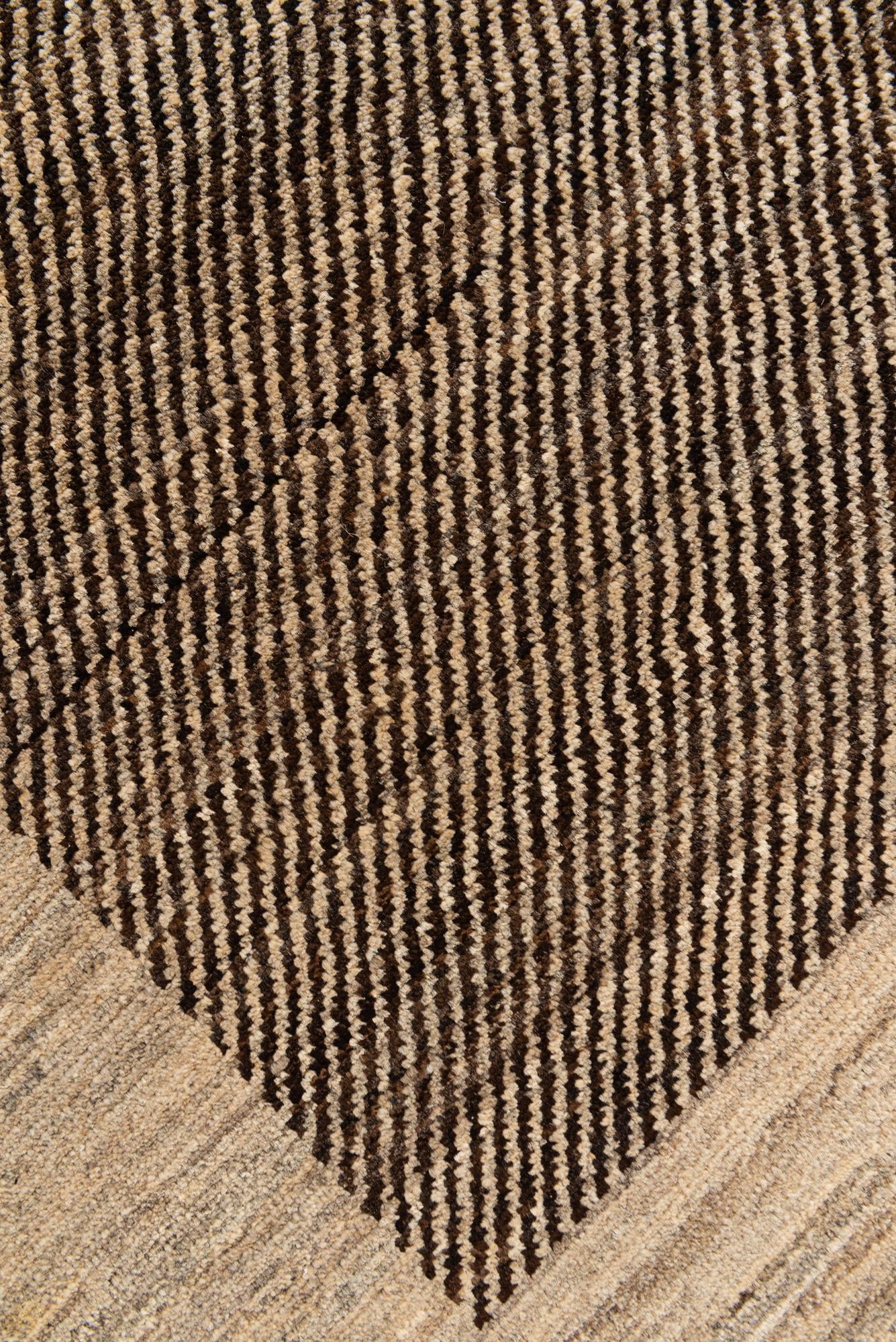 4' 7 x 6' 3 Hand Knotted Modern Ziegler Rug