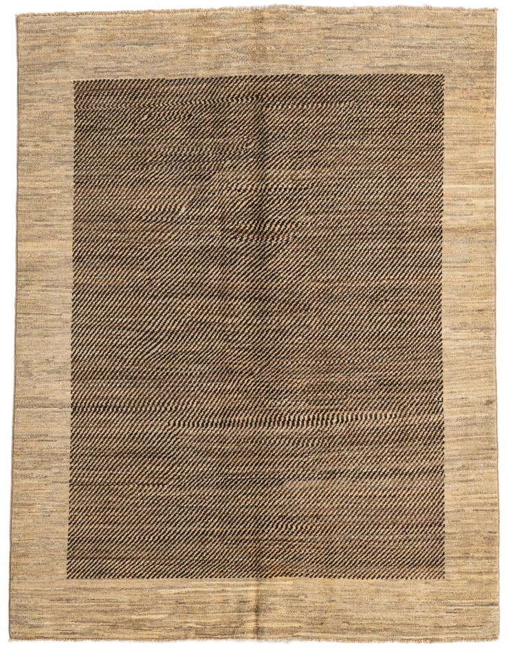 Detail image of 4' 7 x 6' 3 Hand Knotted Modern Ziegler Rug