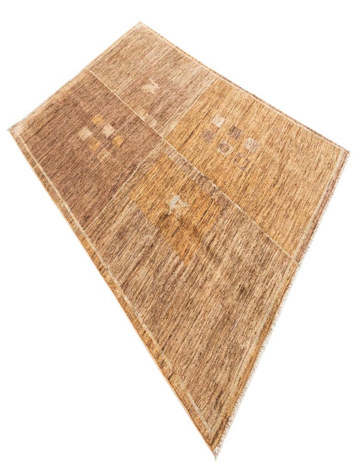 Detail image of 4' x 5' 10  Hand Knotted Modern Ziegler Rug