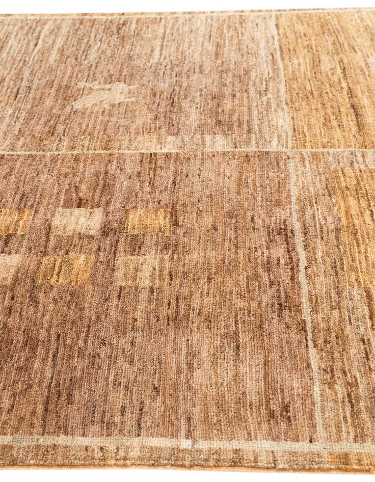 Detail image of 4' x 5' 10  Hand Knotted Modern Ziegler Rug