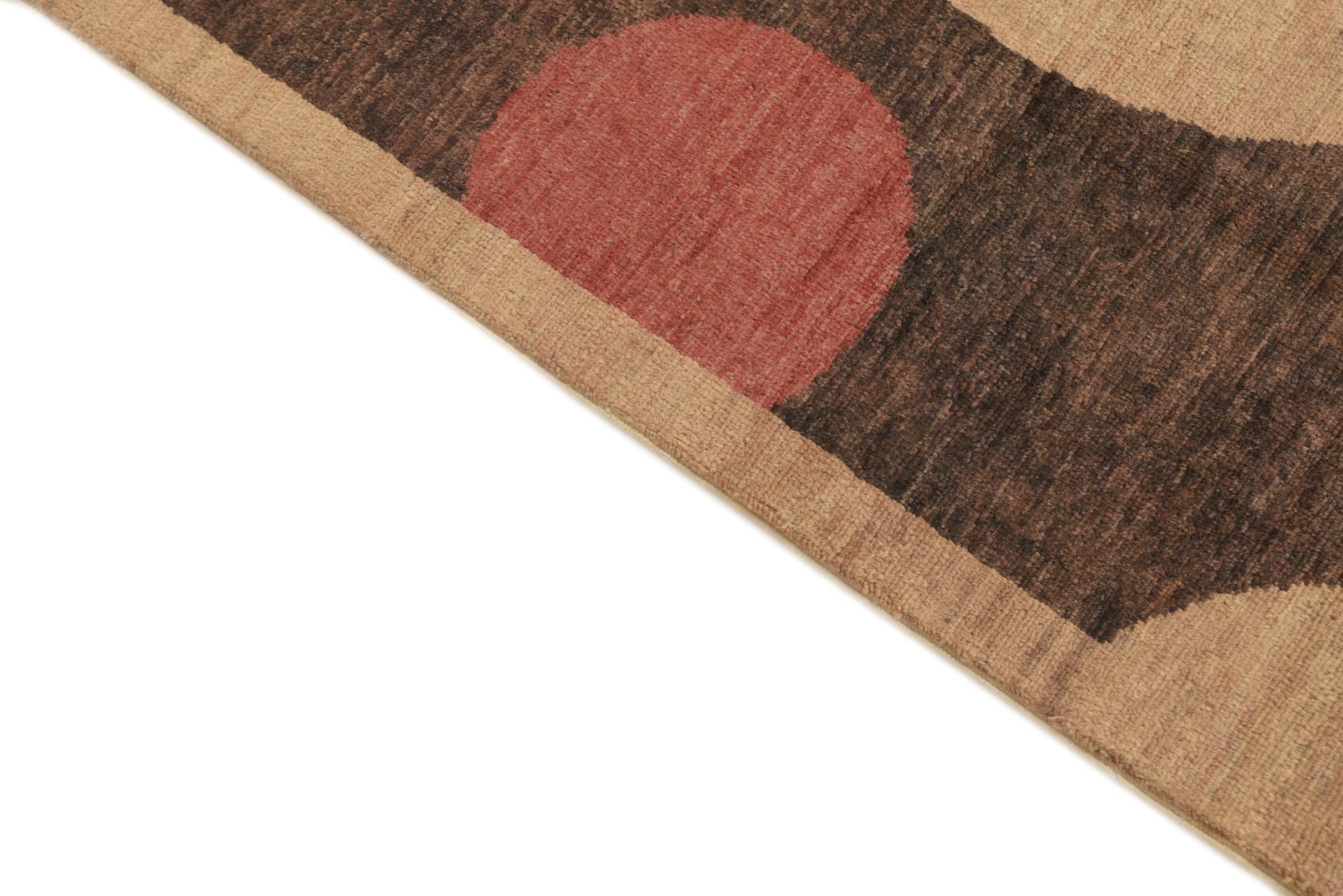 4' x 6' Hand Knotted Modern Ziegler Rug