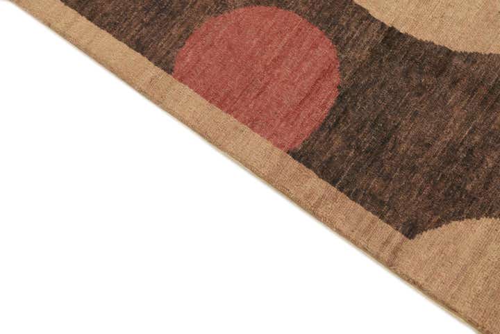 4' x 6' Hand Knotted Modern Ziegler Rug