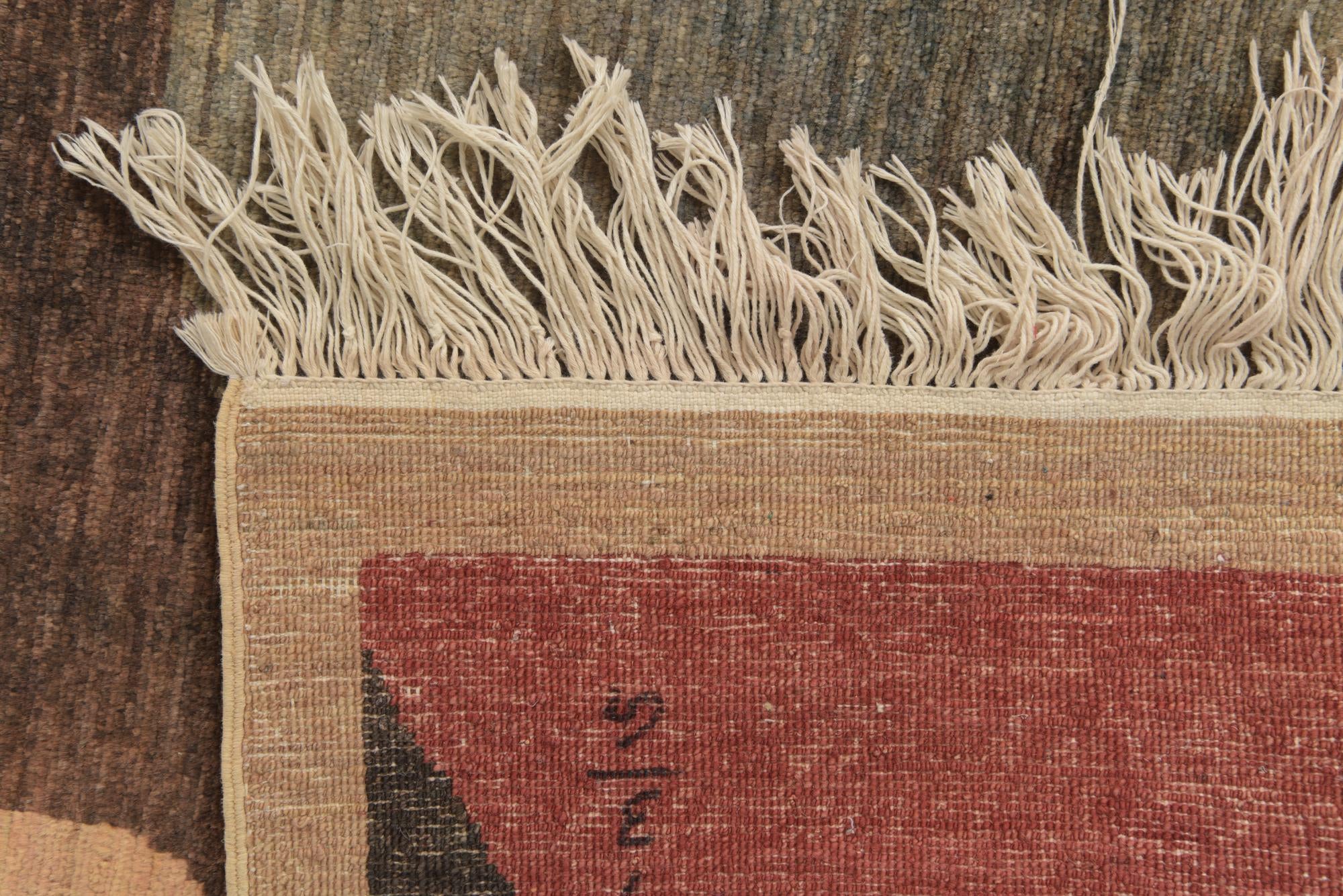 4' x 6' Hand Knotted Modern Ziegler Rug