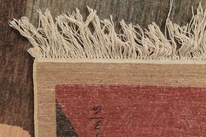 4' x 6' Hand Knotted Modern Ziegler Rug