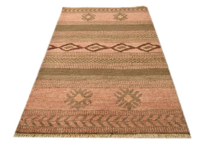 3' 11 x 6' 3 Hand Knotted Modern Ziegler Rug