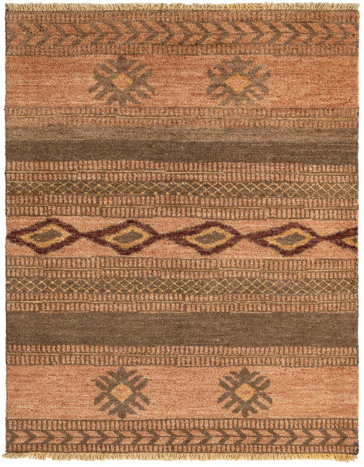 Detail image of 3' 11 x 6' 3 Hand Knotted Modern Ziegler Rug
