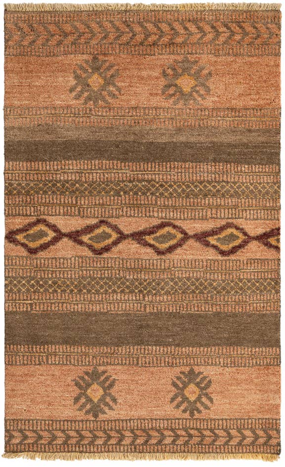 Detail image of 3' 11 x 6' 3 Hand Knotted Modern Ziegler Rug