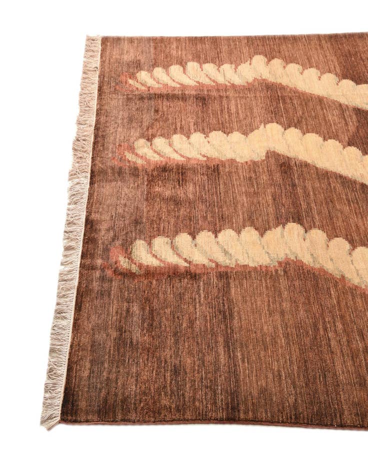 Detail image of 5' 6 x 7' 9  Hand Knotted Modern Ziegler Rug