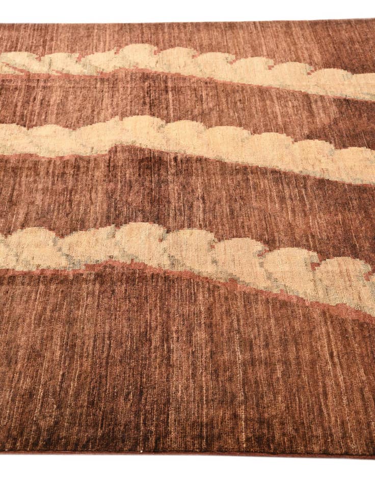 Detail image of 5' 6 x 7' 9  Hand Knotted Modern Ziegler Rug
