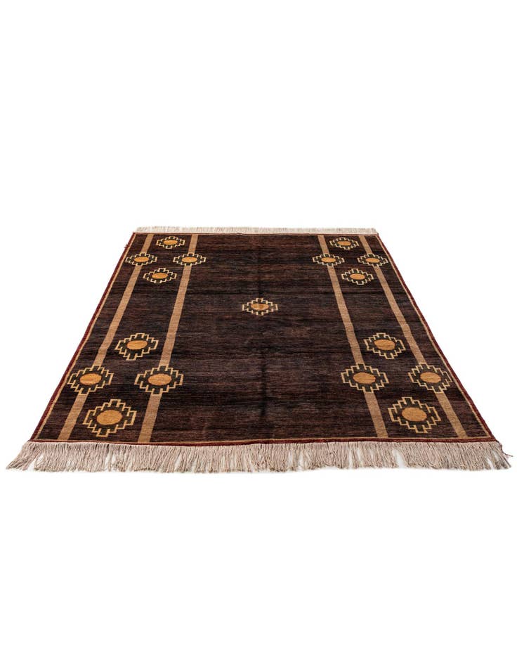 Detail image of 6' 11 x 9' 8  Hand Knotted Modern Ziegler Rug