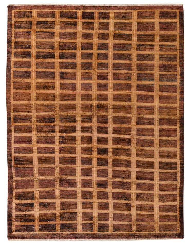Detail image of 5' 1 x 8' 1 Hand Knotted Modern Ziegler Rug