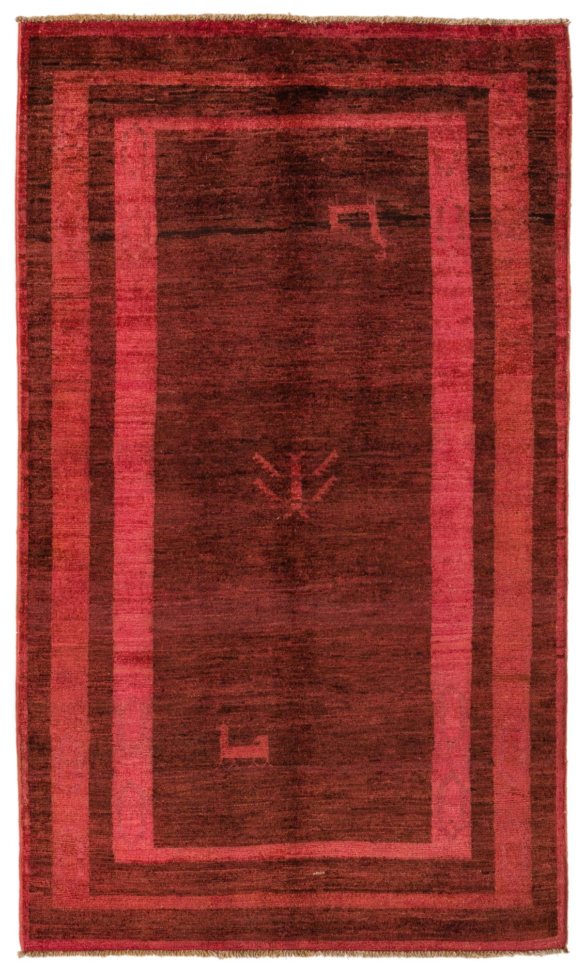 3' 8 x 6' 1 Hand Knotted Modern Ziegler Rug
