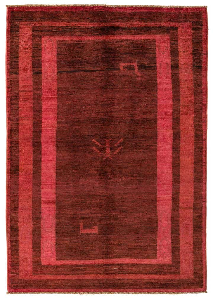 3' 8 x 6' 1 Hand Knotted Modern Ziegler Rug