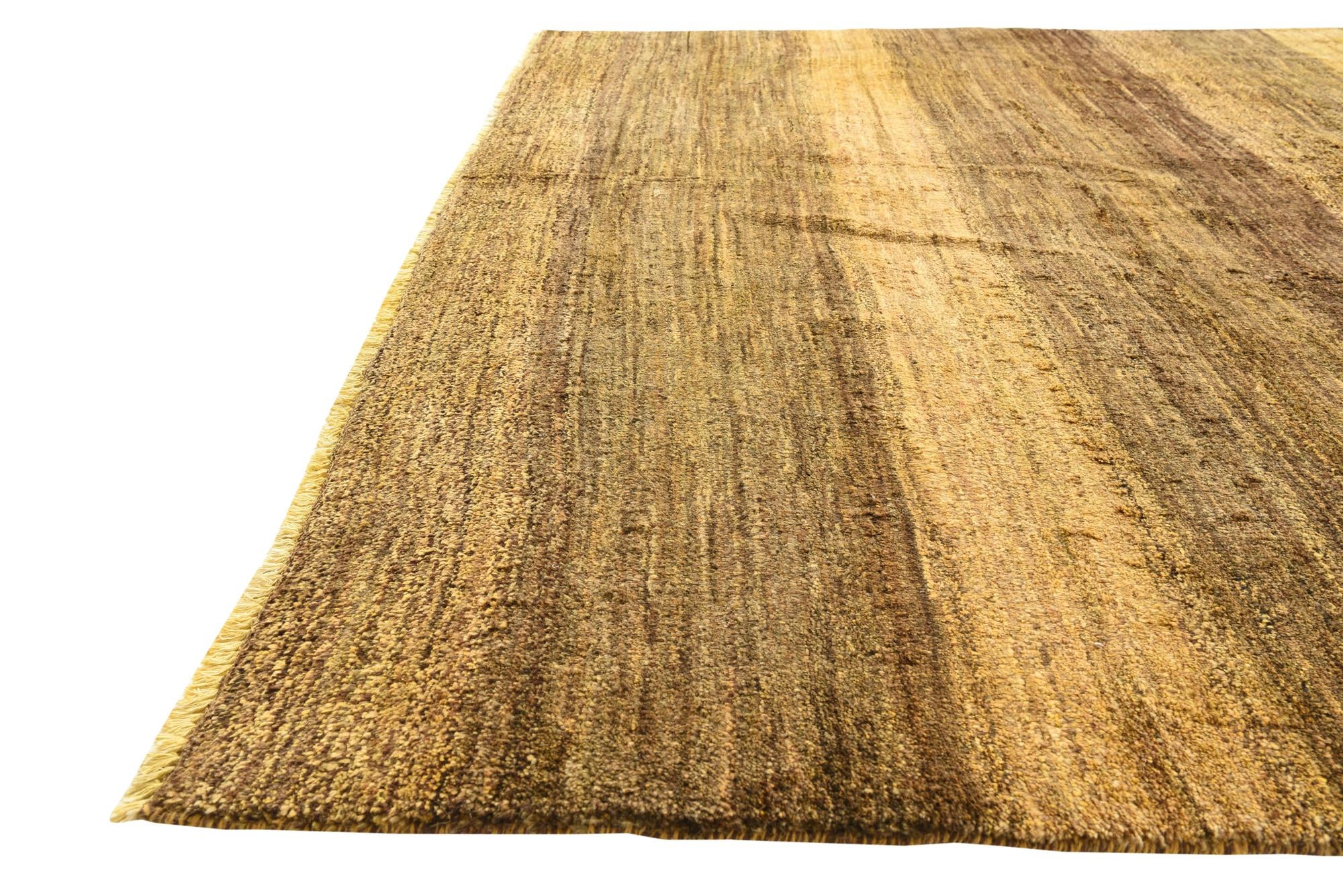 6' 7 x 9' 9 Hand Knotted Modern Ziegler Rug