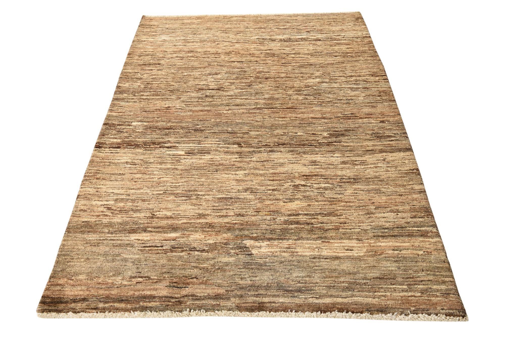 4' 2 x 6' 1 Hand Knotted Modern Ziegler Rug