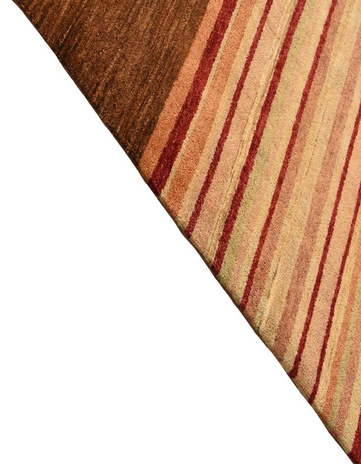 Detail image of 4' 3 x 6' 1  Hand Knotted Modern Ziegler Wool Rug