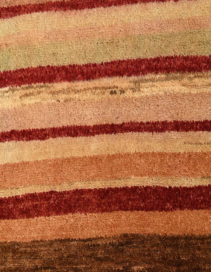 Detail image of 4' 3 x 6' 1  Hand Knotted Modern Ziegler Wool Rug