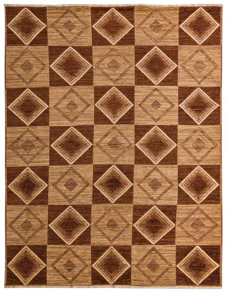 Detail image of 8' 7 x 10' 10 Hand Knotted Modern Ziegler Oriental Rug