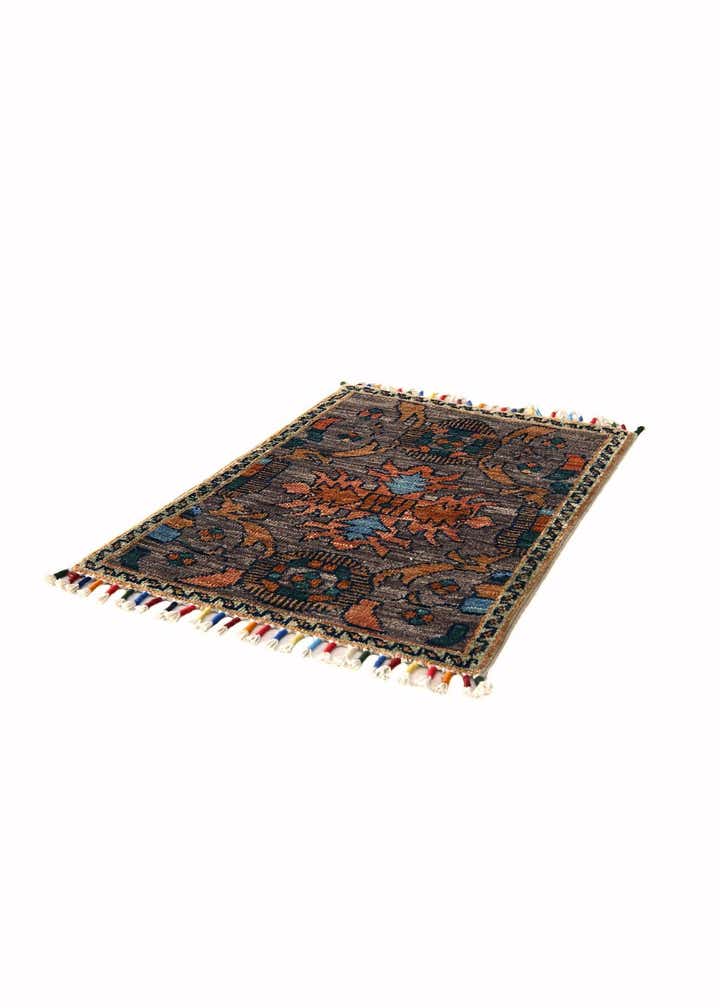1' 4 x 2' 2 Hand Knotted Modern Ziegler Rug