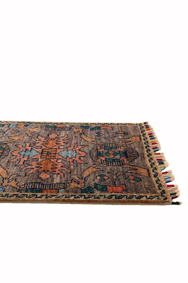 Detail image of 1' 4 x 2' 2 Hand Knotted Modern Ziegler Rug