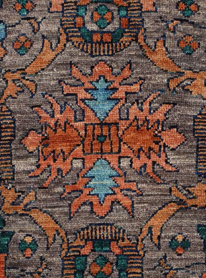 1' 4 x 2' 2 Hand Knotted Modern Ziegler Rug