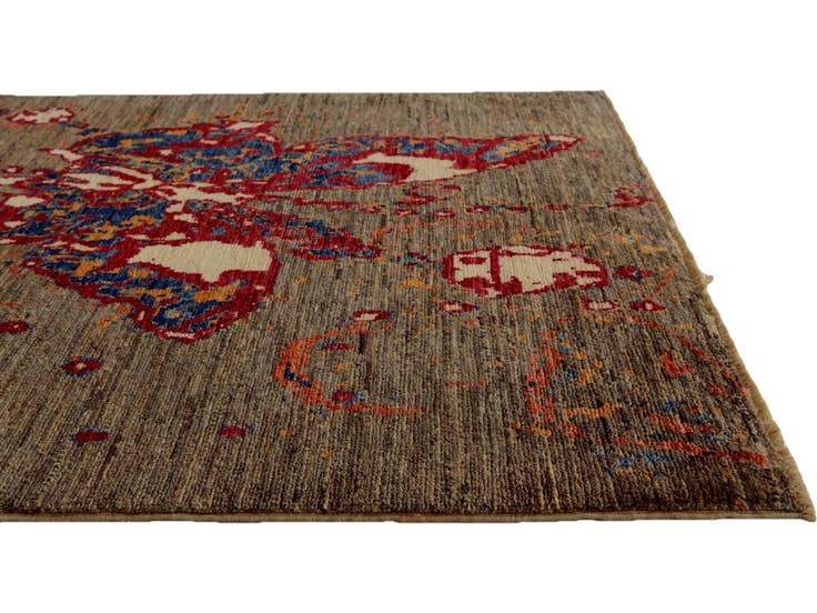 Detail image of 3' 2 x 4' 9 Hand Knotted Modern Ziegler Rug